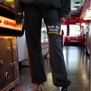 The Mayfair Group Made You Smile Jet Sweatpants